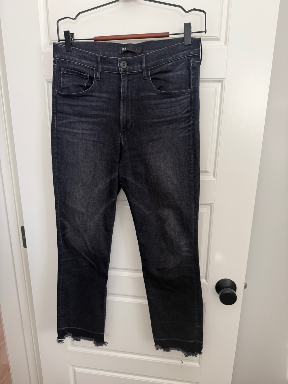 REVOLVE Men's 3X1 Black Slim Straight Jeans